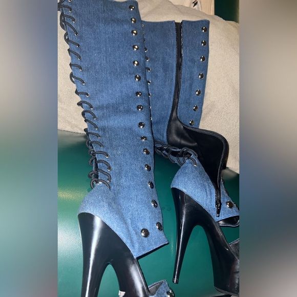 🤞🏼Denim Shoes - Picture 7 of 11